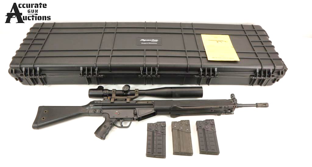 Heckler & Koch 91 .308 WIN: “Collector”! Manufactured in 1979 as per date code “HK” found on the left side of the receiver. This H&K 91 is a highly sought-after, pre-ban semi-automatic battle rifle chambered in