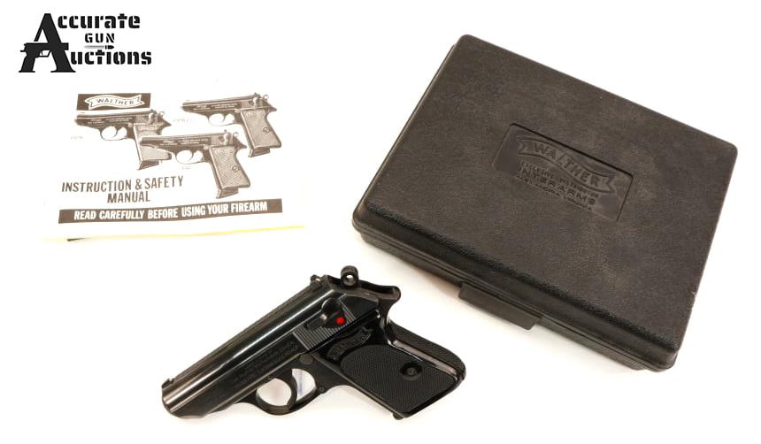 Walther PPK 380: Make: Walther Model: PPK Caliber: 380 Action: Semi Barrel: 3 Bore: Shiny Serial # K007882 Condition: Very Good Importer: Interarms This Walther a modernized post-war PPK produced under license or dire