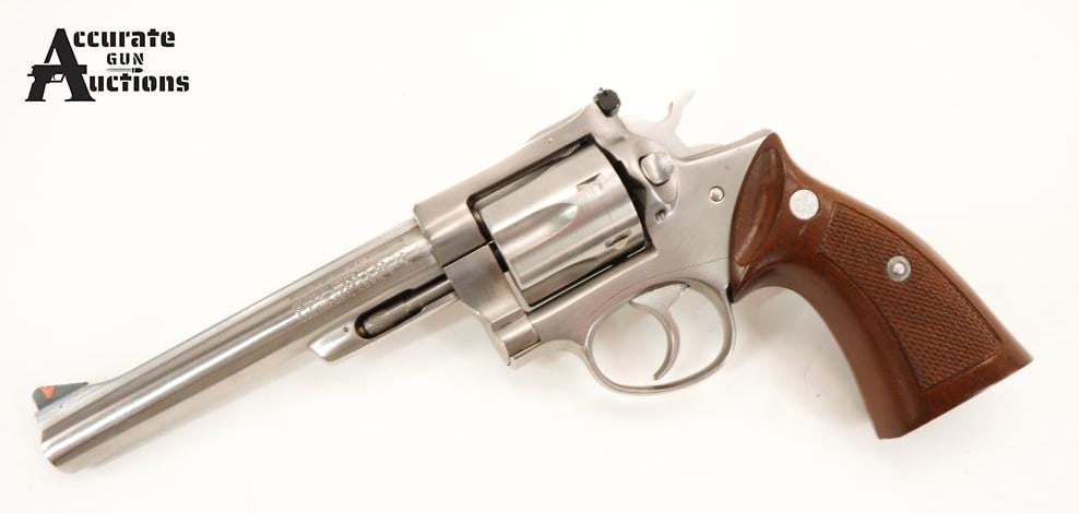Ruger SECURITY-SIX .357 MAG: Make: Ruger Model: SECURITY-SIX Caliber: .357 MAG Action: DA Barrel: 6 Bore: Bright Serial # 157-41938 Condition: Very Good The stainless steel, 6-inch Ruger Security-Six is a rugged, medium-frame,
