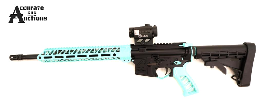 Aero Precision X15 5.56 NATO: Make: Aero Precision Model: X15 Caliber: 5.56 NATO Action: Semi Barrel: 16 Bore: Bright Serial # X370617 Condition: Excellent This Aero Precision X15 rifle is built on their proven flat top upper and