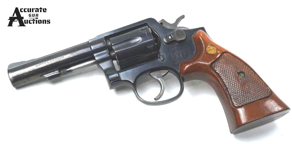 Smith & Wesson 10-8 .38 Special: Make: Smith & Wesson Model: 10-8 Caliber: .38 Special Action: DA Barrel: 4 Bore: Bright Serial # ABP0981 Condition: Very Good The S&W Model 10-8 was produced between 1977-1988. The ?-8? designation