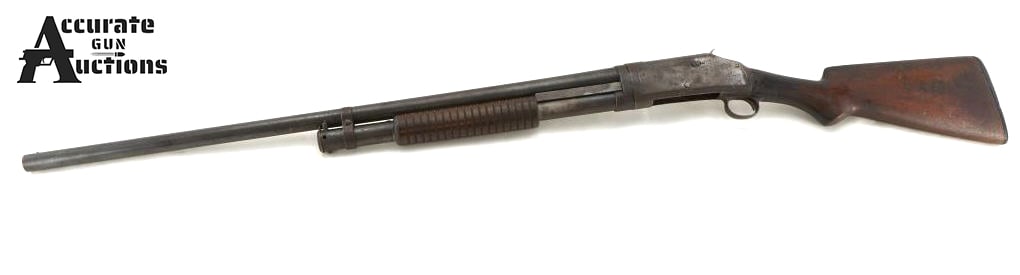 Winchester 1897 12 GA: Make: Winchester Model: 1897 Caliber: 12 GA Action: Pump Barrel: 30 Bore: Bright Serial # 487404 Condition: Fair The Winchester Model 1897 shotguns were manufactured from July 1897 to September 1957