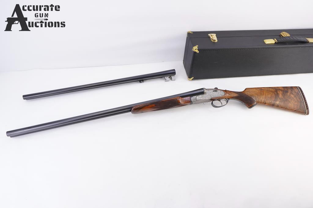Union Armera / Grulla Arm Modelo 215 12 GA: Make: Union Armera / Grulla Arm Model: Modelo 215 Caliber: 12 GA Action: SBS Barrel: 26"/30" Bore: Bright Serial # UA17512 Condition: Very Good Importer: NVI Numbers Matching Set!!! #UA17512,