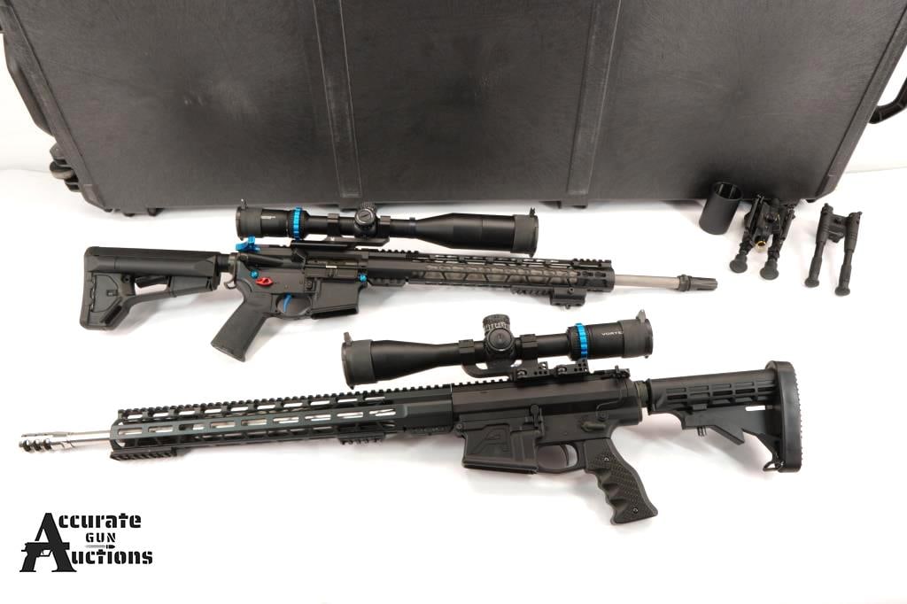 Aero Precision/DPMS M5 and A-15 Lot of 2 rifl 308: Make: Aero Precision/DPMS Model: M5 and A-15 Lot of 2 rifl Caliber: 308 Win and 5.56 Action: Semi Barrel: 20" Bore: Bright Serial # US105178 Condition: Very Good This Aero Precision M5 .308 Win