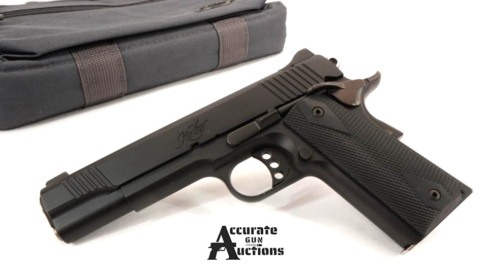 Kimber Custom LW .45 ACP: Make: Kimber Model: Custom LW Caliber: .45 ACP Action: Semi Barrel: 5 Bore: Bright Serial # K968068 Condition: Very Good The Kimber Custom LW (Lightweight) in .45 ACP is a full-size 1911 pistol that