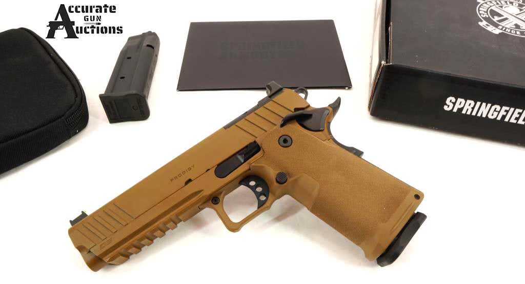 Springfield Armory Prodigy 9mm: Make: Springfield Armory Model: Prodigy Caliber: 9mm Action: Semi Barrel: 5 Bore: Bright Serial # NMH73627 Condition: Very Good Importer: SI The Prodigy from Springfield Armory takes the proven 1911