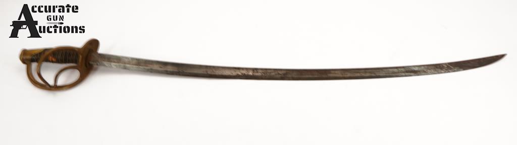 US 1865 Calvary Sabre: Make: US 1865 Model: Calvary Sabre Barrel: 44 Serial # 36033 Condition: Good WWl Spanish Calvary Sabre. Crown NF Toledo hallmark, 44x7x7 S/N 36033. No scabbard. Please see photos.