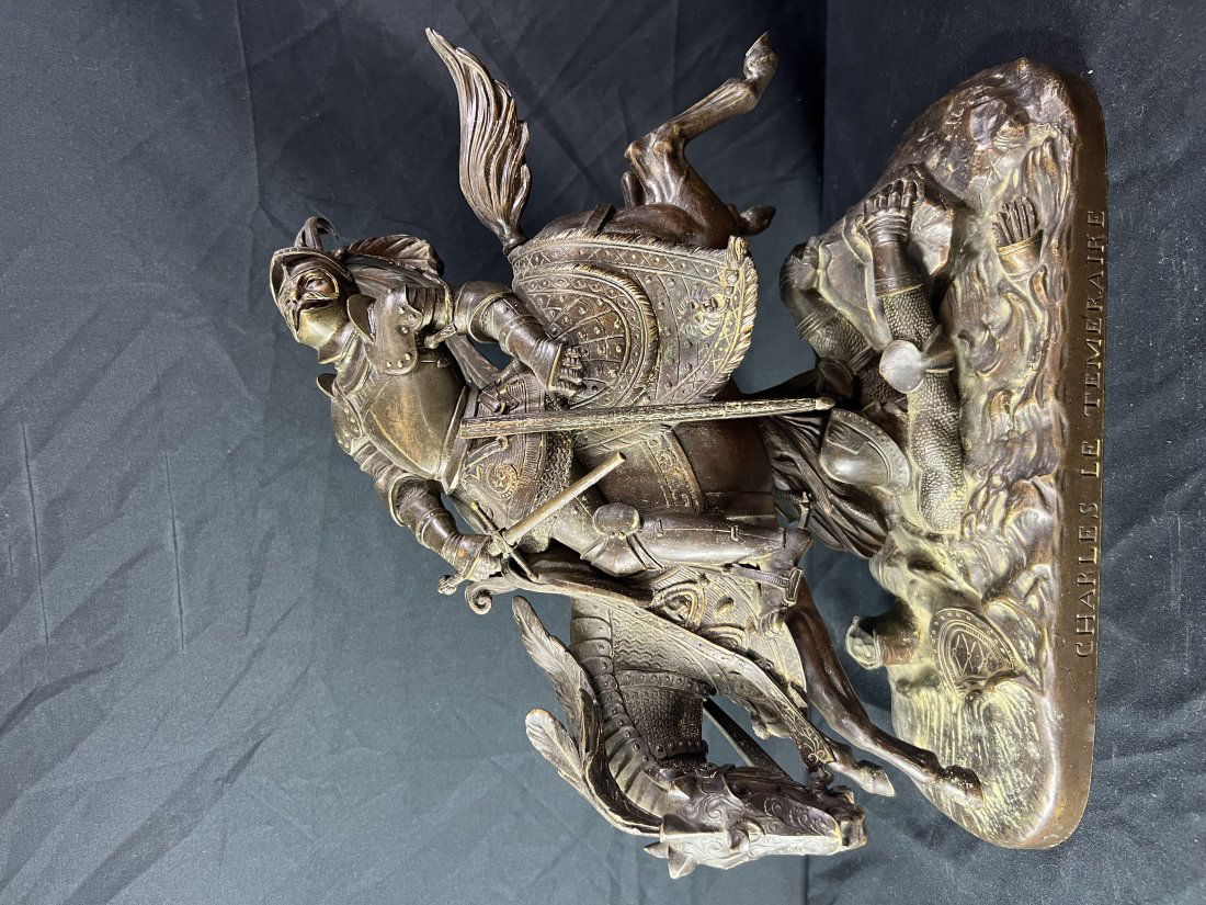 19th Century Antique French Bronze Sculpture signed Gechter (1796-1844) circa 1830 (1 of 14)