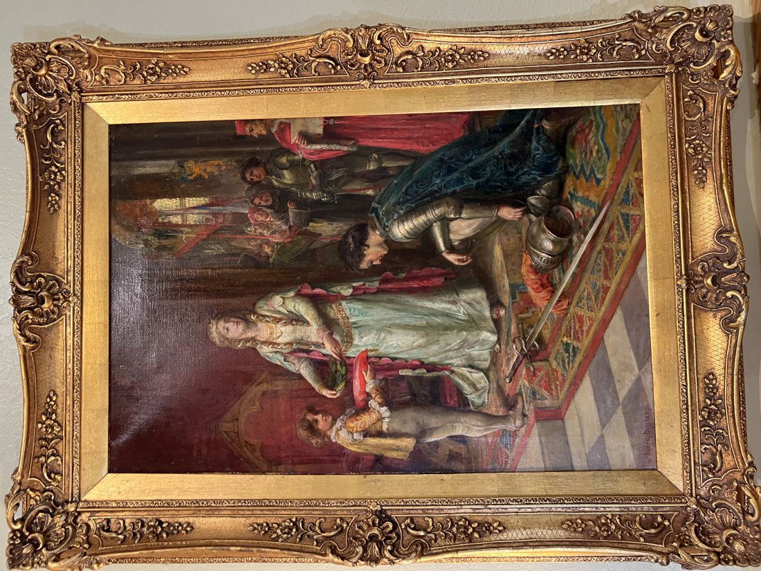 Original Sydney Muschamp Oil on Canvas Painting (1 of 14)