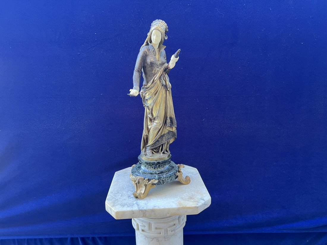 19 century bronze sculpture by A.Carrier Belleuse (1 of 11)