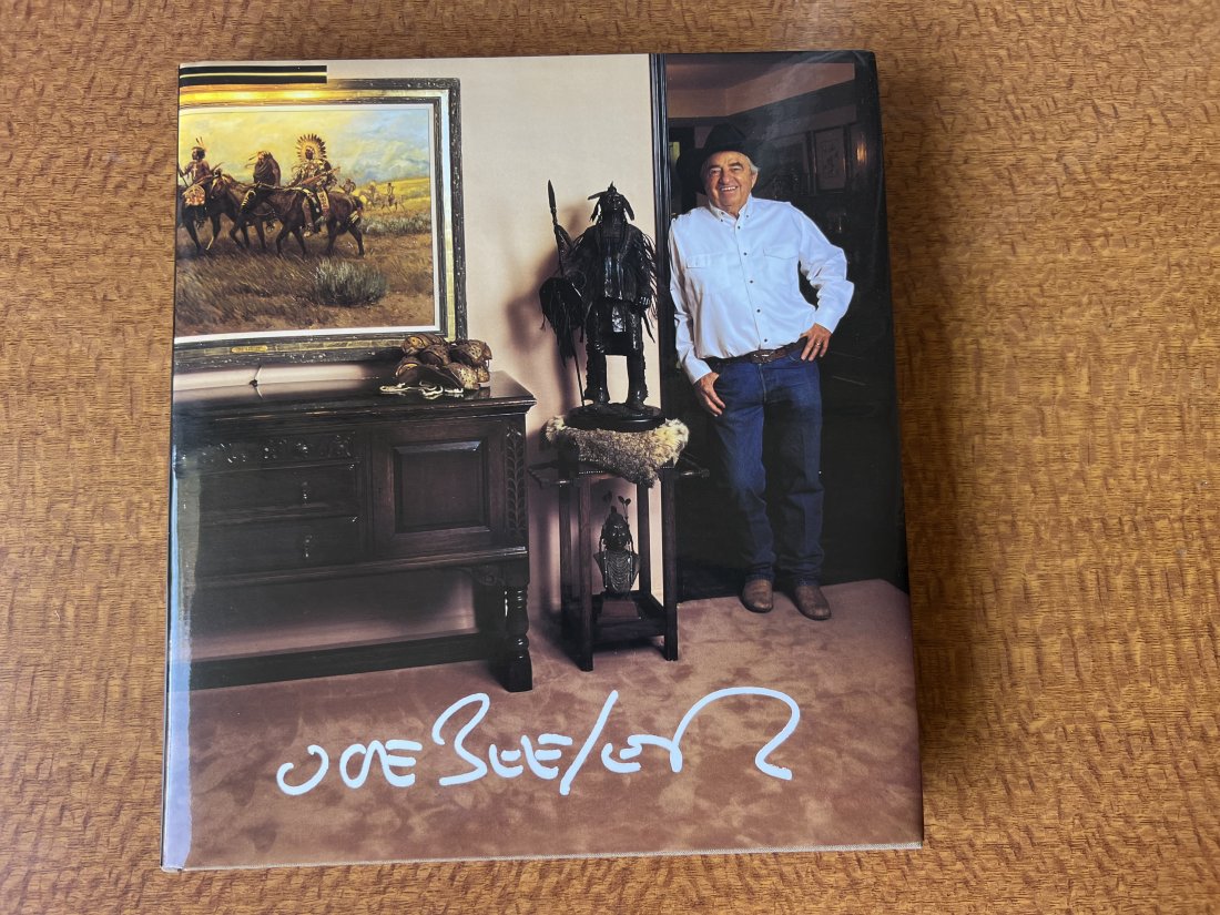 Joe Beeler Art work and biography book: 11' x 12". and 296 pages hard cover with dust jacket