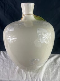 Japanese Floral Porcelain Vase 20th C with a Sothebys tag