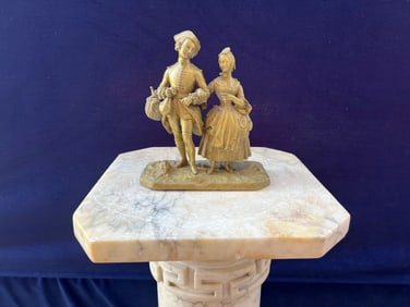 French Bronze Sculpture with superb details