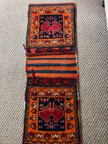 Antique Traveling Shoulder Pouch all natural die