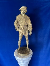 Emile Louis Picault Gilt Bronze Sculpture ( 1833-1915)