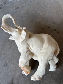 Hand carved elephant