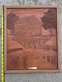 Hand Carved Wooden Picture wall art