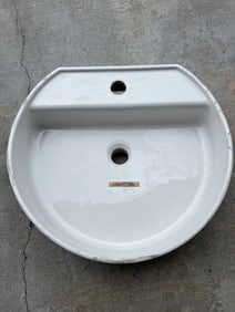Kohler vessel chord porcelain sink