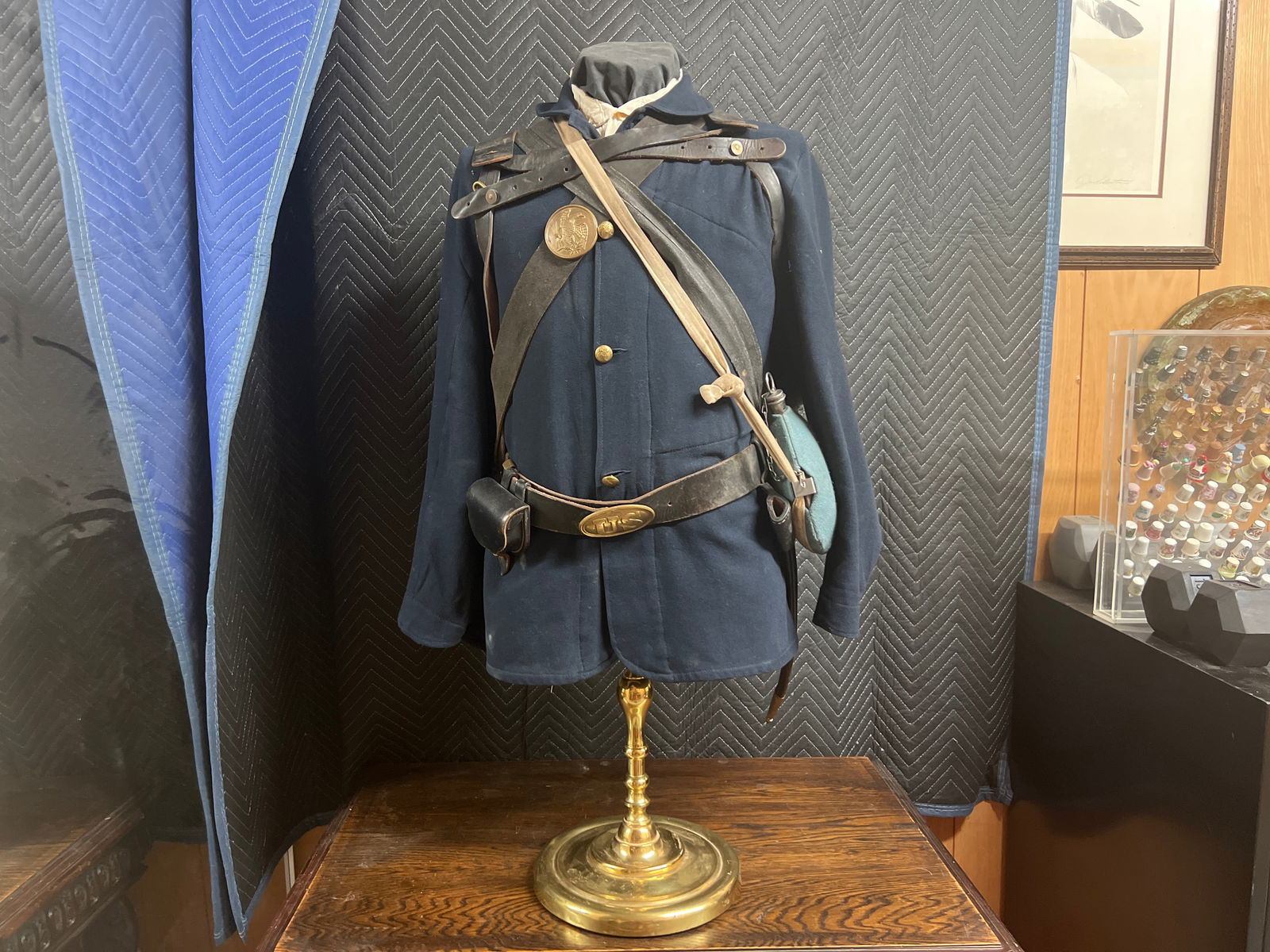 Civil War Infantry Reenactment Uniform With All Accessories Auction
