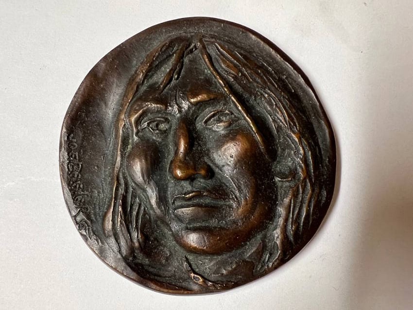 Joe Beeler Bronze Medallion (1 of 2)