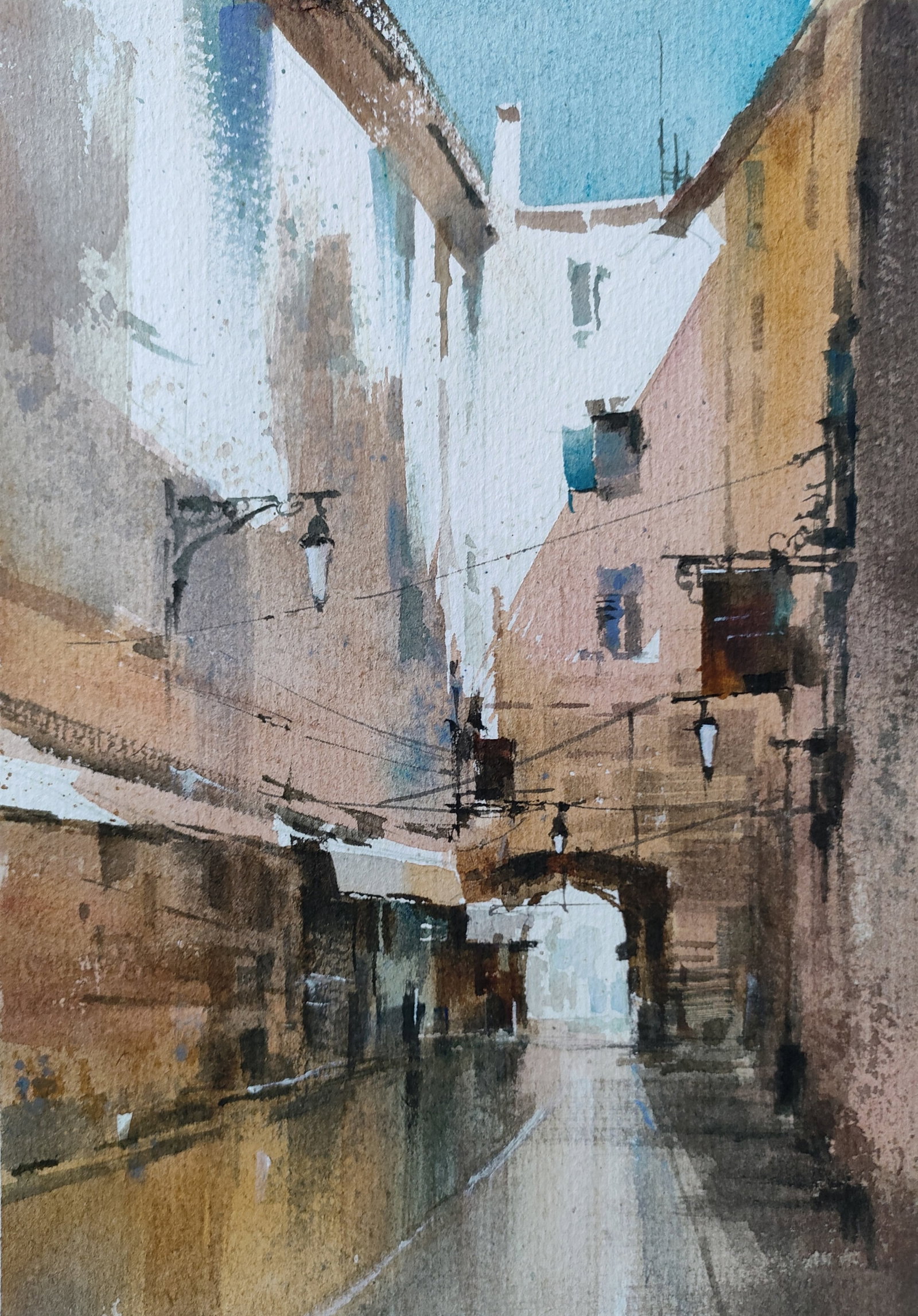 Song Shuyu Profile Watercolor Unmounted 2014: Song Shuyu is one of the leading figures in Contemporary Chinese Watercolor Painting. His watercolor work titled, "Fading?Years" won the Excellence Award at the 9th National Fine Arts Exhibition, an e