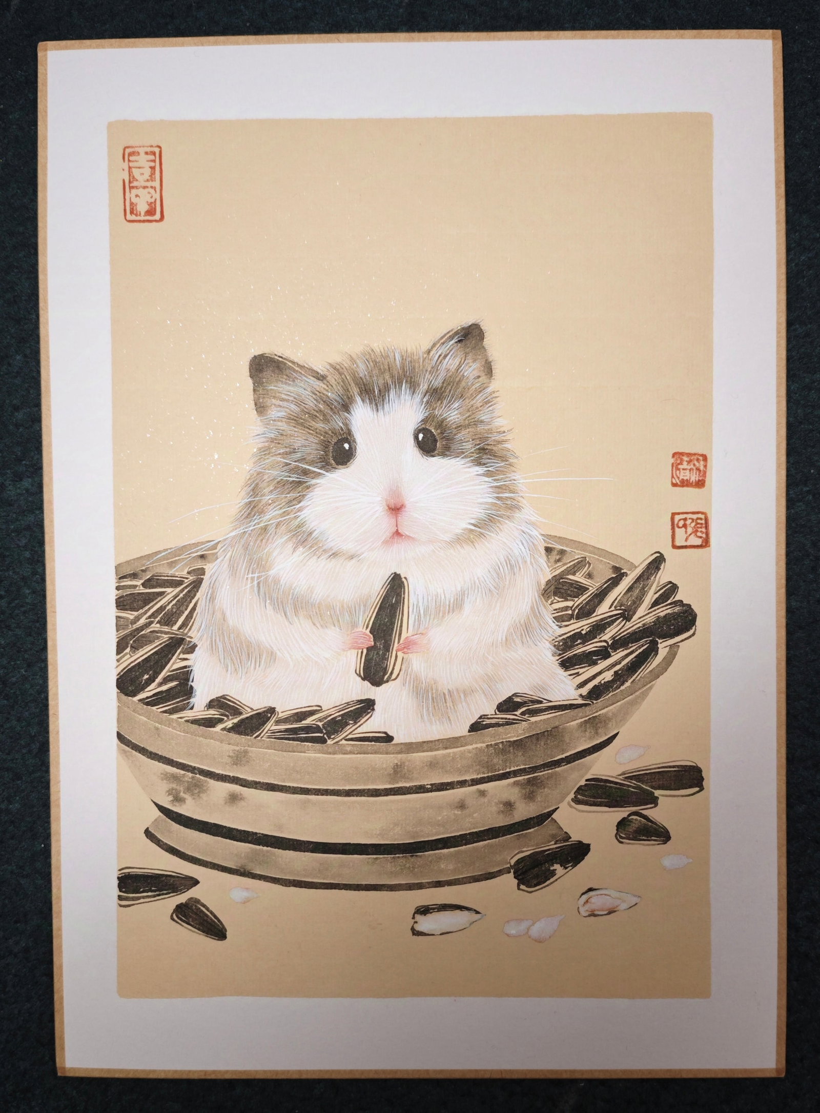 Zhang Haige Unmounted Flowers and Birds Meticulous Chinese Painting (1 of 1)