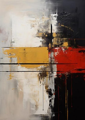 Zhang Kai Abstract Art in Oil on Canvas Unmounted: Zhang Kai is a member of the China Artists Association and a committee member of the Oil Painting Art Committee of the HuNan Provincial Artists Association. He has long been dedicated to oil painting,