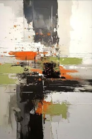 Zhang Kai Abstract Art in Oil on Canvas Unmounted: Zhang Kai is a member of the China Artists Association and a committee member of the Oil Painting Art Committee of the HuNan Provincial Artists Association. He has long been dedicated to oil painting,