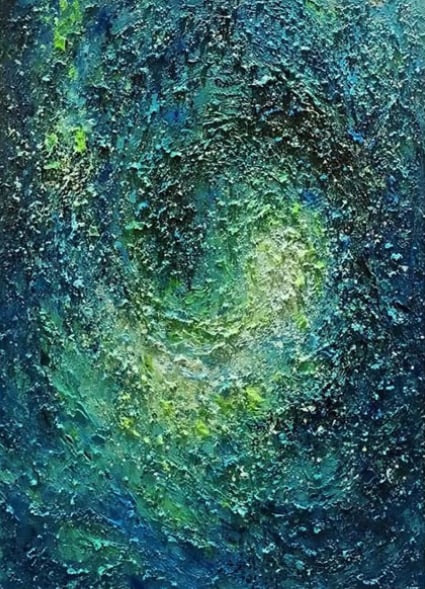 Wang Waija Abstract Art in Oil 2019: Wang Wajia is a young artist specializing in abstract oil painting. He graduated from the Oil Painting Department of CAFA(Central? Academy of Fine Arts) in 2009, and his figure sketches and oil painti