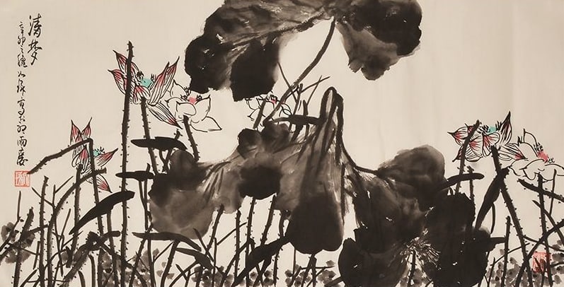 Cui Ruzhuo Figurative Art Chinese Painting Unmounted 2012 (1 of 1)