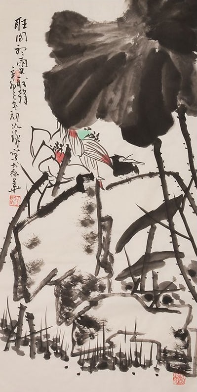 Cui Ruzhuo Figurative Art Chinese Painting Unmounted 2012 (1 of 1)