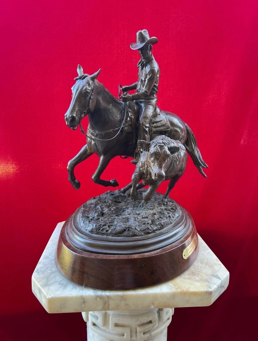 Keith Christie western Bronze sculpture.Signed, numbered, dated (1 of 7)