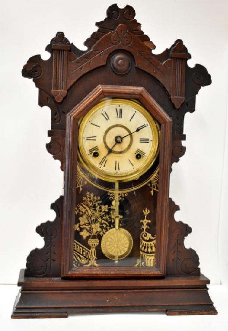 ANTIQUE SETH THOMAS SHELF CLOCK (1 of 5)
