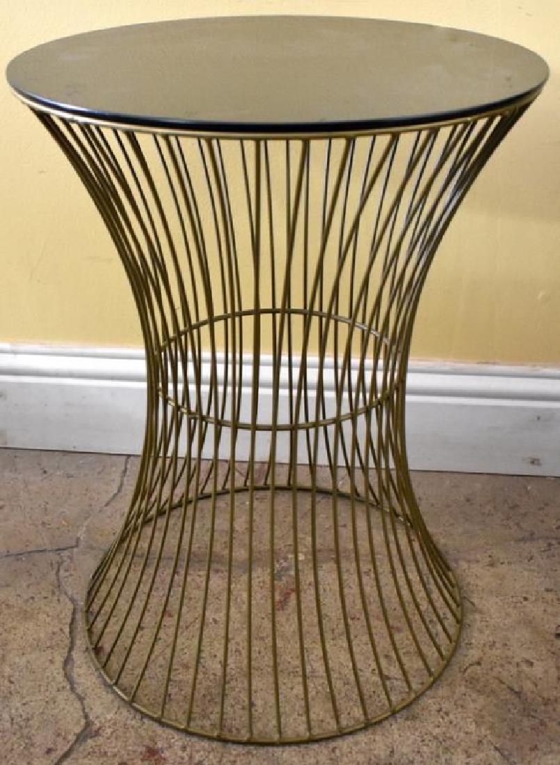 MID-CENTURY PLATNER STYLE SIDE TABLE (1 of 2)