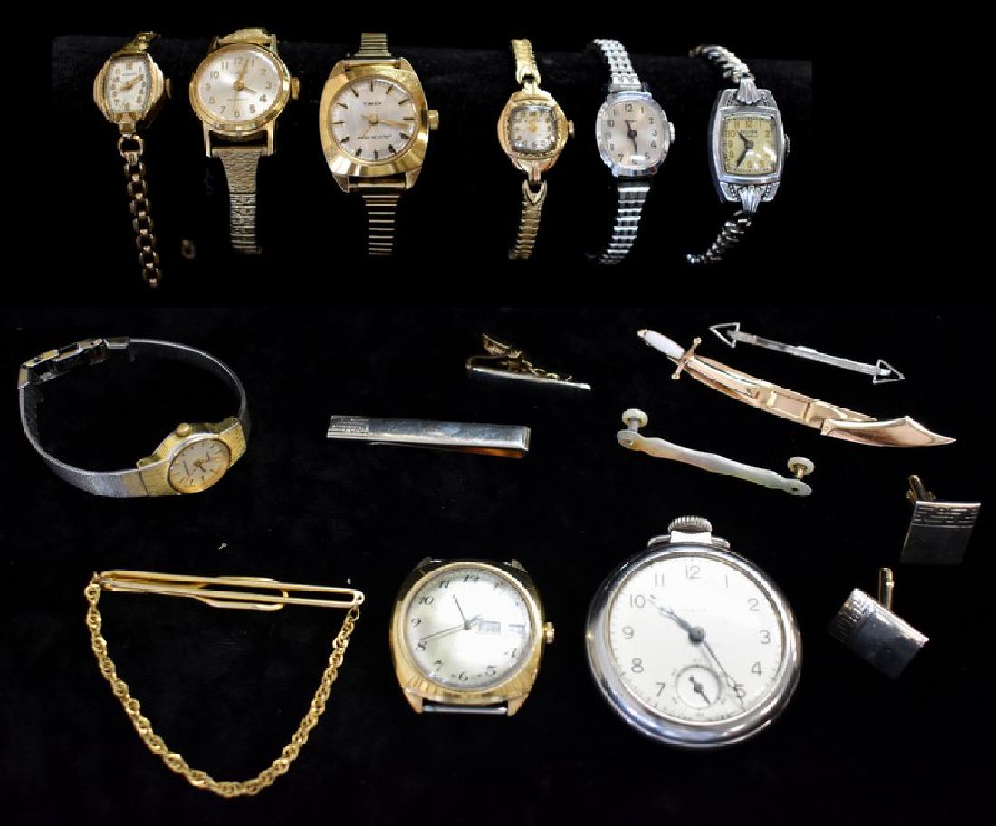 ASSORTED MEN'S & LADIES WATCHES AND MEN'S JEWELRY (1 of 6)
