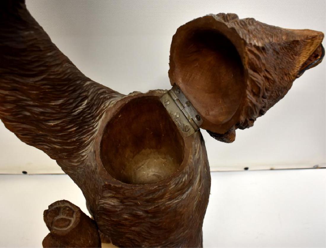 BLACK FOREST CARVED BEAR CIGAR HOLDER - 5