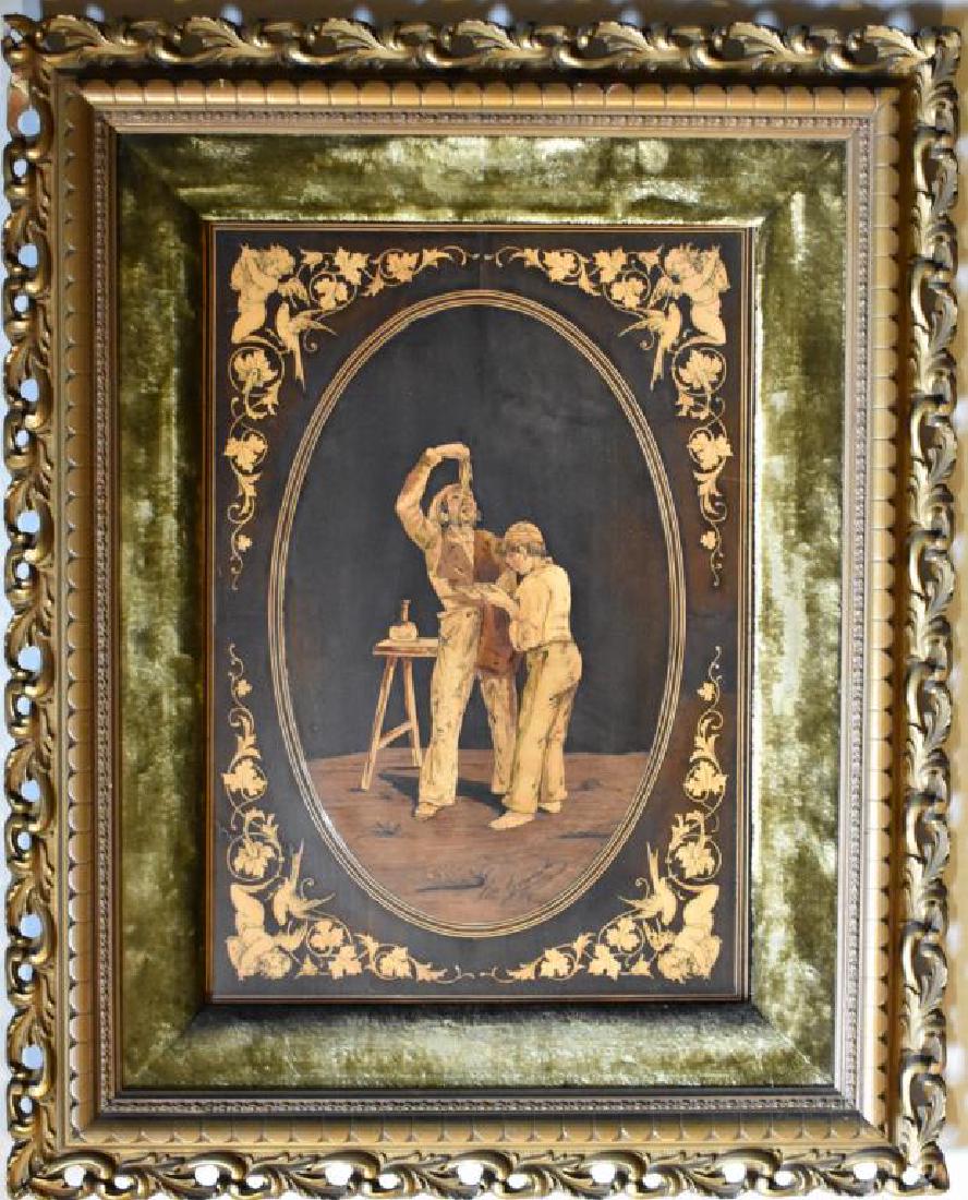 SORRENTO ITALIAN FRAMED MARQUETRY (1 of 7)