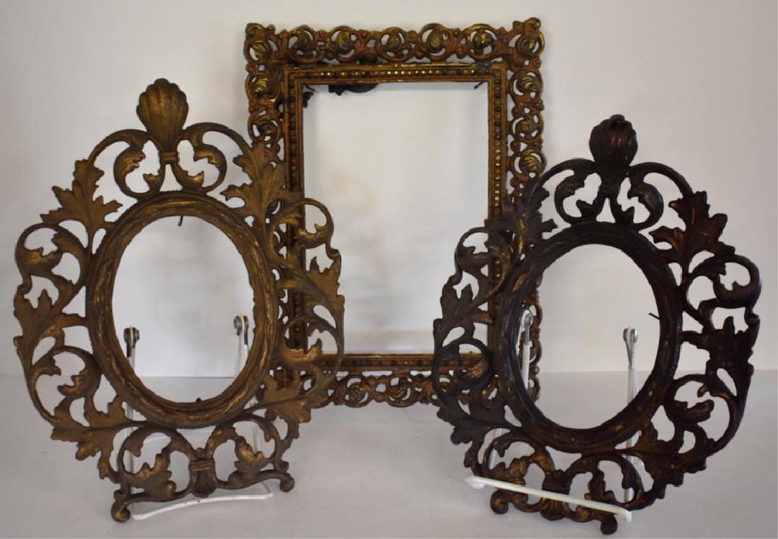 VICTORIAN PLATED CAST IRON FRAMES (1 of 7)