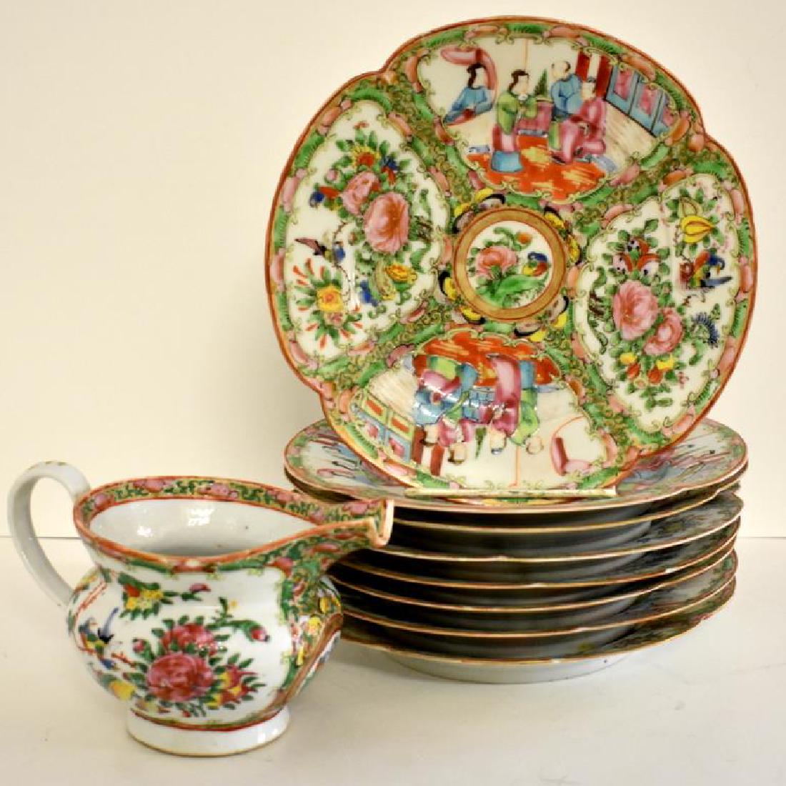 ASSORTED CHINESE ROSE MEDALLION PORCELAIN (1 of 8)