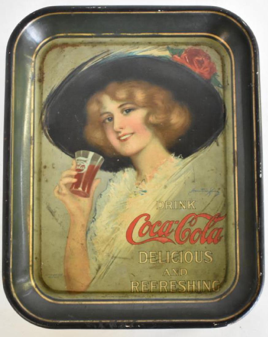 9 1910 Coca Cola Serving Tray Featuring Hamilton King Sep 17 11 Richard Opfer Auctioneering Inc In Ky