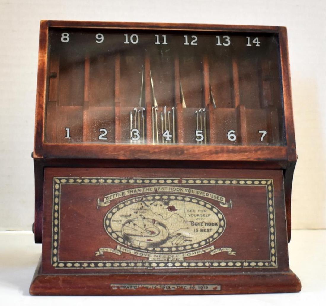 ANTIQUE CROCHET HOOK STORE COUNTER DISPLAY (1 of 4)