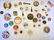 ASSORTED ADVERTISING PIN-BACK BUTTONS & MORE