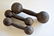THREE ANTIQUE HAND WEIGHTS