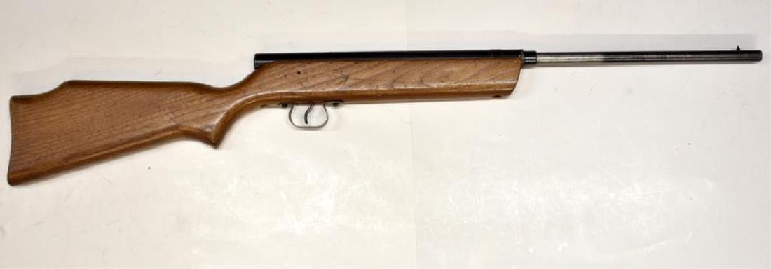 VINTAGE CROSMAN V-350 BB AIR RIFLE: Circa 1960s slide action bb air rifle by Crosman has a 23" barrel.
