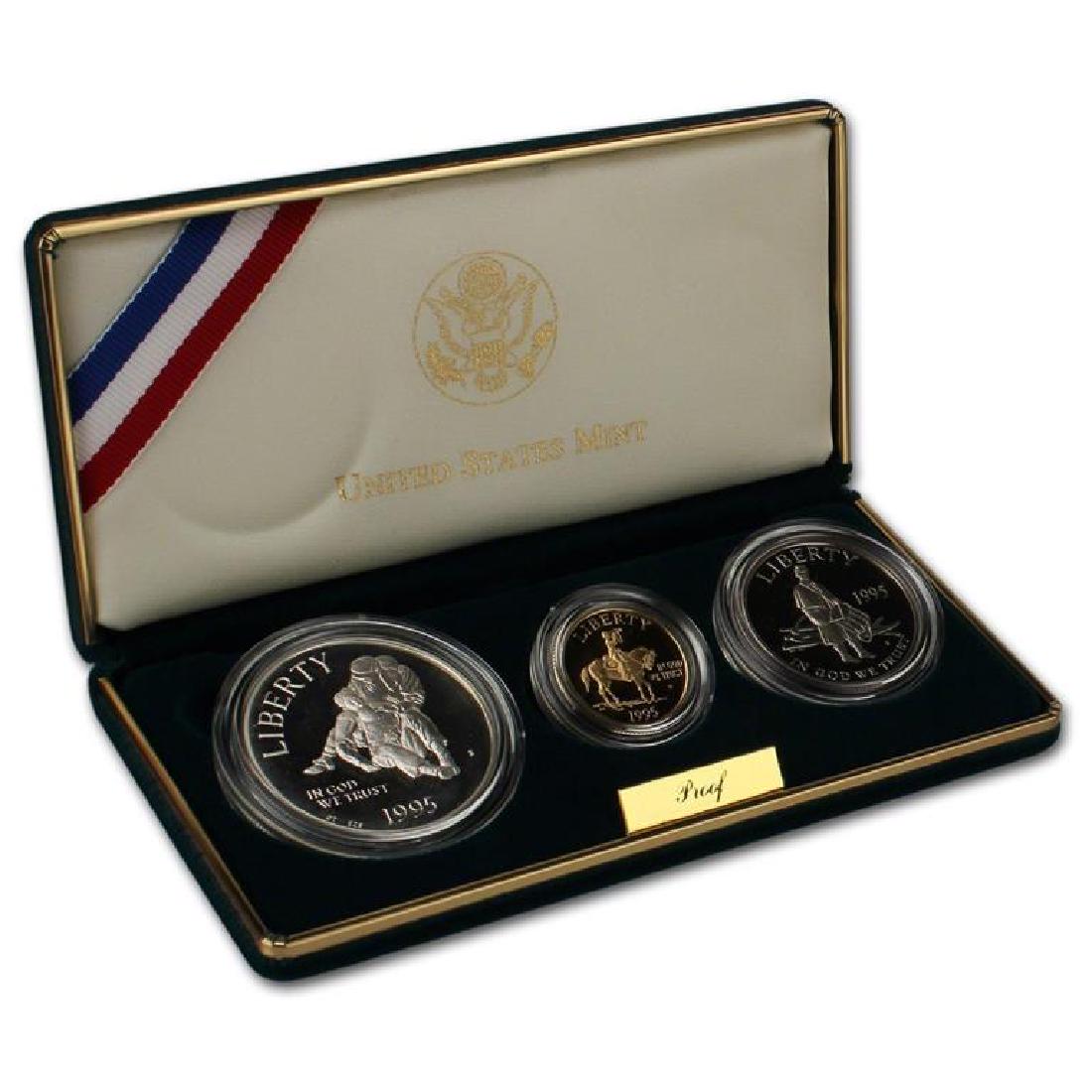 1995 CIVIL WAR BATTLEFIELD COMMEMORATIVE COIN SET (1 of 5)
