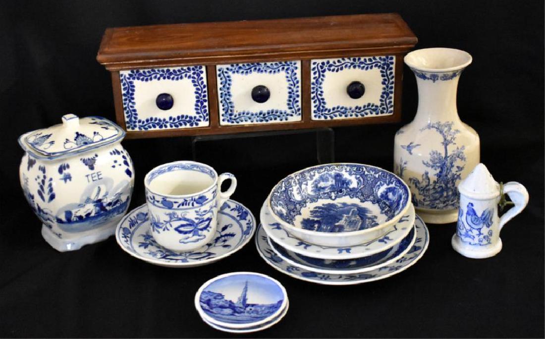 ASSORTED BLUE & WHITE CHINA (1 of 7)