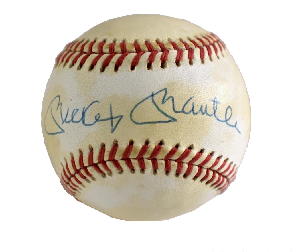MICKEY MANTLE SIGNED BASEBALL (1 of 6)