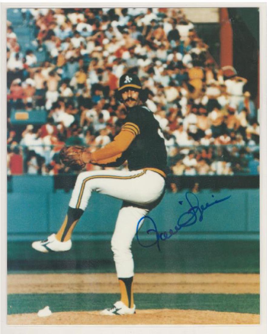 AUTOGRAPHED PHOTO OF OAKLAND A's ROLLIE FINGERS (1 of 2)