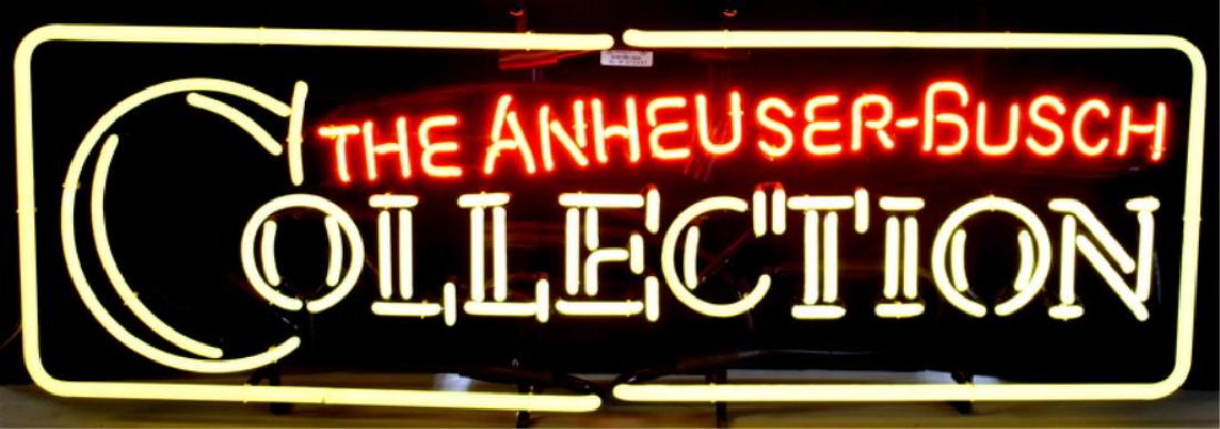 ANHEUSER-BUSCH COLLECTION NEON BEER SIGN (1 of 1)