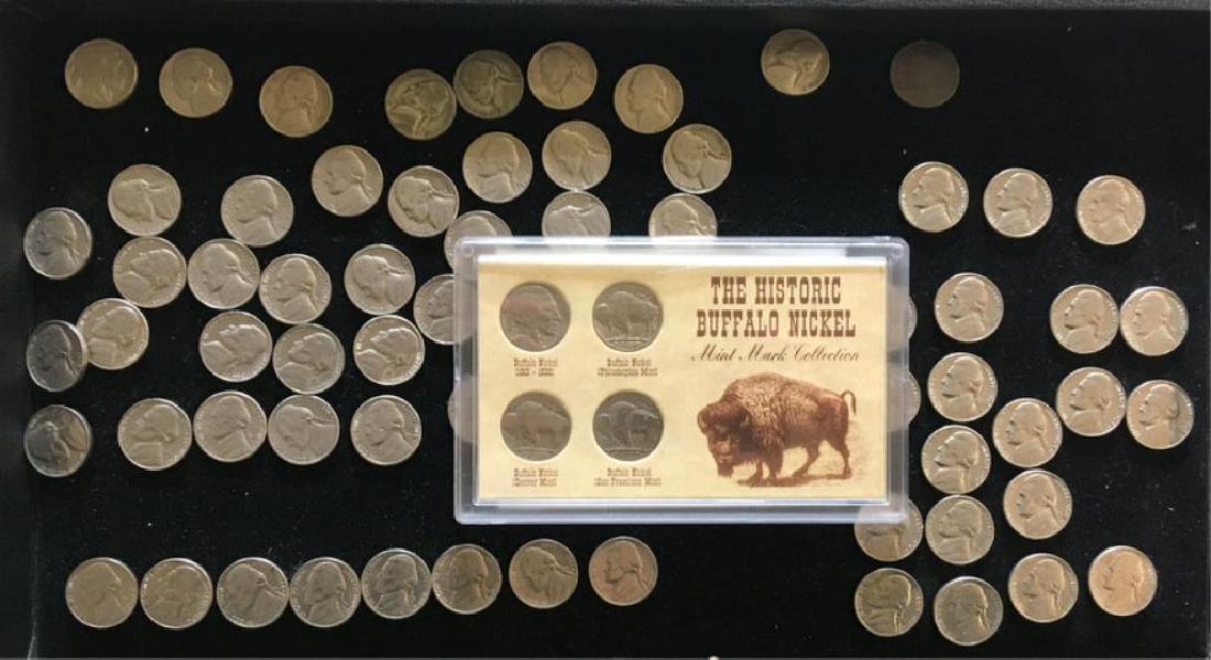 LARGE LOT OF US NICKEL COINS (1 of 7)